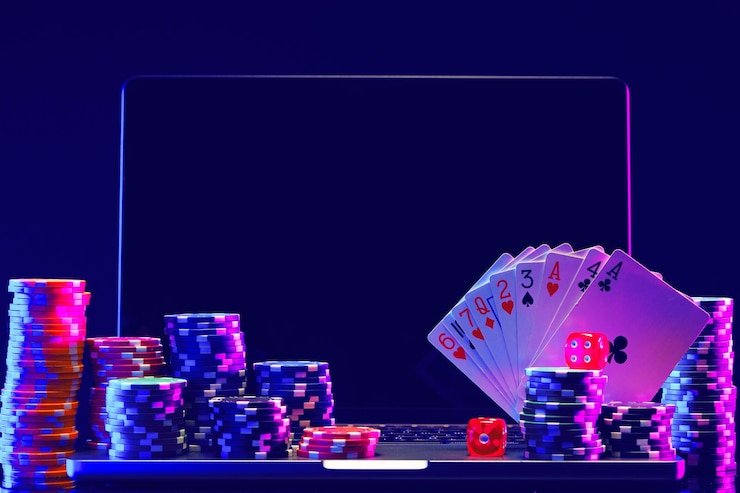Dealer langsung memandu permainan kasino live dalam studio dengan kualitas siaran HD